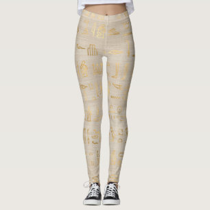 Egyptische Hieroglyphics Leggings