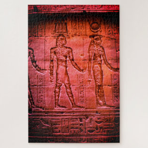Egyptische Hieroglyphics Legpuzzel