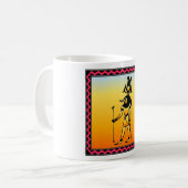 Egyptische Hieroglyphics Mok (Voorkant links)