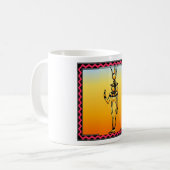 Egyptische Hieroglyphics Mok (Voorkant links)