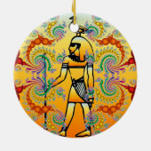 Egyptische Hieroglyphics Ornament (Achterkant)