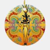 Egyptische Hieroglyphics Ornament (Achterkant)