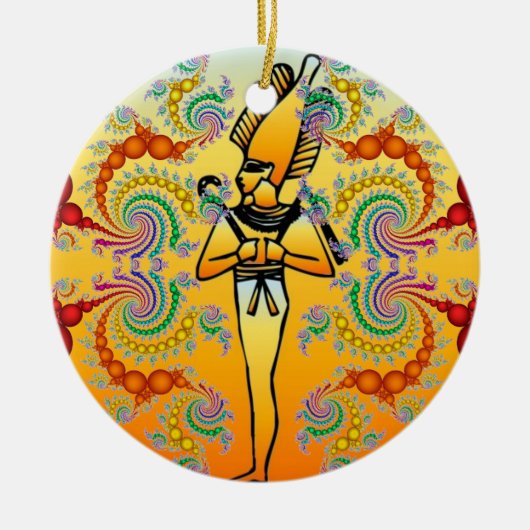 Egyptische Hieroglyphics Ornament (Voorkant)