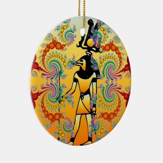 Egyptische Hieroglyphics Ornament (Rechts)