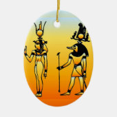 Egyptische Hieroglyphics Ornament (Voorkant)