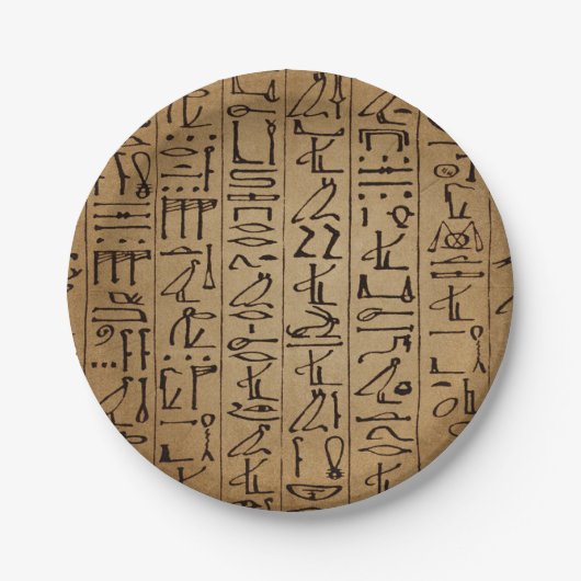  Egyptische Hieroglyphics Paper Print Papieren Bordje
