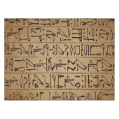  Egyptische Hieroglyphics Paper Print Tafelkleed (Voorkant (Horizontaal))