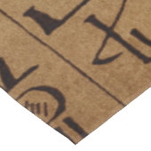  Egyptische Hieroglyphics Paper Print Tafelkleed (Gekanteld)