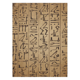 Egyptische Hieroglyphics Paper Print Tafelkleed