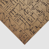  Egyptische Hieroglyphics Paper Print Tissuepapier (Detail)