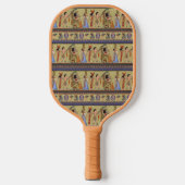 Egyptische Hieroglyphics Print Pickleball Paddle (Voorkant)