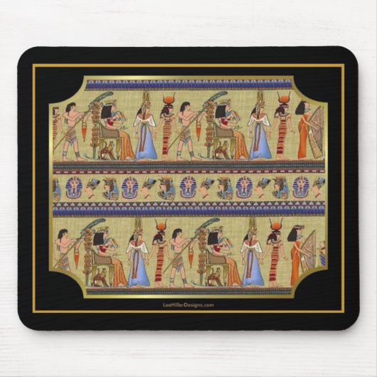 Egyptische Hieroglyphics Series II Apparel Gifts Muismat (Voorkant)