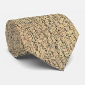 Egyptische Hieroglyphics Stropdas (Opgerold)