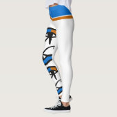 Egyptische Hieroglyphics Tomb Symbols Modern Leggings (Links)