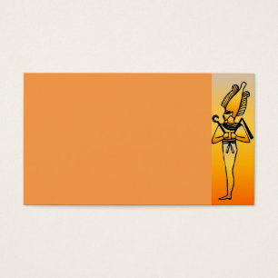 Egyptische Hieroglyphics Visitekaartje