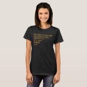 Egyptische Hieroglyphikke Egyptenaar T-shirt (Voorkant volledig)
