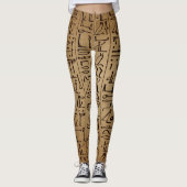  Egyptische Hieroglyphikke Leggings (Voorkant)