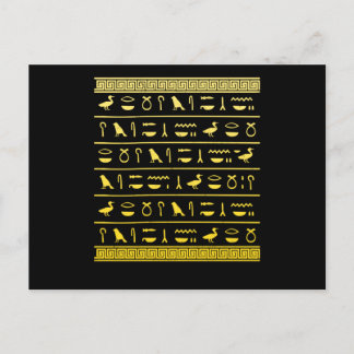 Egyptische Hieroglyphiks Historian Ancient Egypte Briefkaart