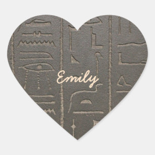 Egyptische Hieroglyphs Ancient Egypt die hart schr Sticker