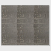 Egyptische Hieroglyphs Ancient Egypt die symbolen  Cadeaupapier (Vlak)