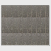 Egyptische Hieroglyphs Ancient Egypt die symbolen  Cadeaupapier (Vlak)