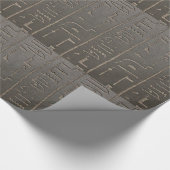 Egyptische Hieroglyphs Ancient Egypt die symbolen  Cadeaupapier (Hoek)