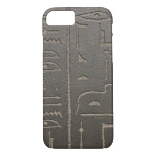 Egyptische Hieroglyphs Ancient Egypt die symbolen  iPhone 8/7 Hoesje