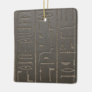 Egyptische Hieroglyphs Ancient Egypt die symbolen  Keramisch Ornament