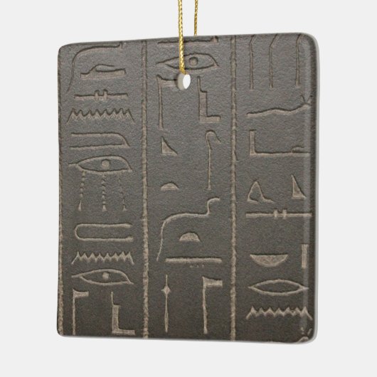 Egyptische Hieroglyphs Ancient Egypt die symbolen Keramisch Ornament (Links)