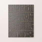 Egyptische Hieroglyphs Ancient Egypt die symbolen Legpuzzel (Verticaal)