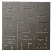 Egyptische Hieroglyphs Ancient Egypt die symbolen Tegeltje (Voorkant)