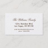 Egyptische Hieroglyphs Ancient Egypt die symbolen Visitekaartje (Achterkant)