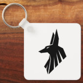 Egyptische Hieroglyphs - Anubis Sleutelhanger (Voorkant)