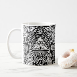 Egyptische Hieroglyphs - Cool Pattern Koffiemok
