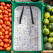 Egyptische Hieroglyphs Crossbody Tas