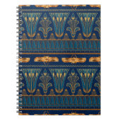 Egyptische Hieroglyphs Gold Beetles Golden Glitter Notitieboek (Voorkant)