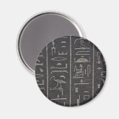Egyptische Hieroglyphs Magnet (Voorkant / Achterkant)
