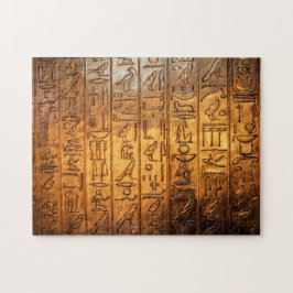 Egyptische Hieroglyphs Puzzle Legpuzzel