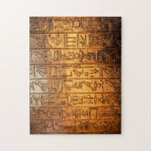 Egyptische Hieroglyphs Puzzle Legpuzzel (Verticaal)