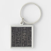 Egyptische Hieroglyphs Sleutelhanger (Voorkant)