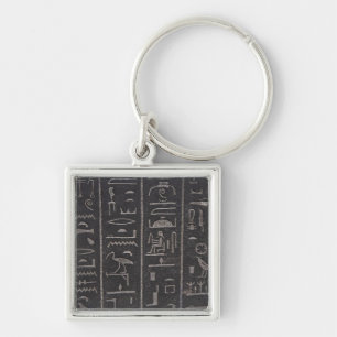 Egyptische Hieroglyphs Sleutelhanger