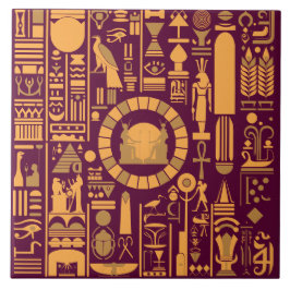 Egyptische Hieroglyphs Tegeltje