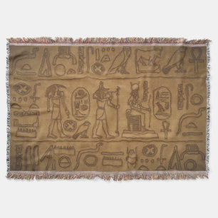 Egyptische Hieroglypische Kunst Deken