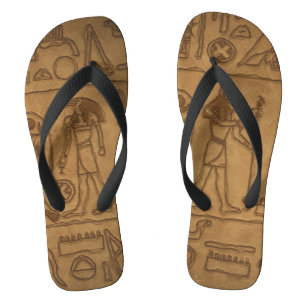 Egyptische Hieroglypische Kunst Teenslippers