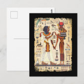 Egyptische Hieroglypische Muurcultuur in Egypte Briefkaart (Voorkant / Achterkant)