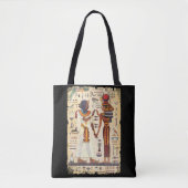 Egyptische Hieroglypische Muurcultuur in Egypte Tote Bag (Voorkant)