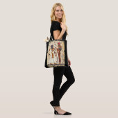 Egyptische Hieroglypische Muurcultuur in Egypte Tote Bag (Op model)