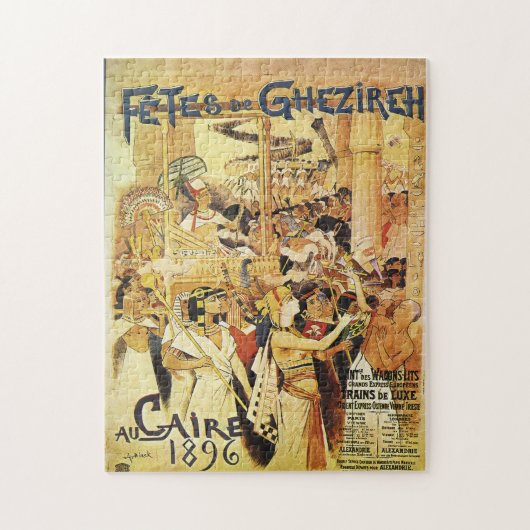  Egyptische hoogspoorpuzzel Legpuzzel (Verticaal)