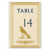 Egyptische Horus & Ankh – Bewerkbaar Kaart (Voorkant)