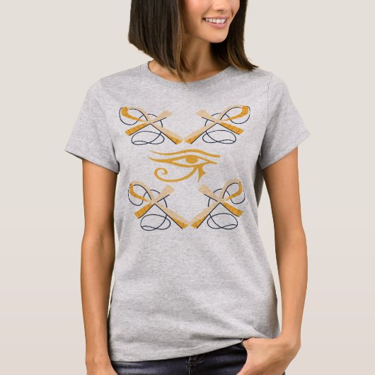 Egyptische Horus Eye T-shirt (Voorkant)